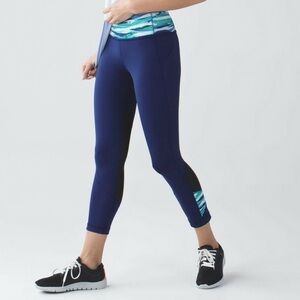 Lululemon Pace Rival Crop
Hero Blue / Seven Wonders Multi